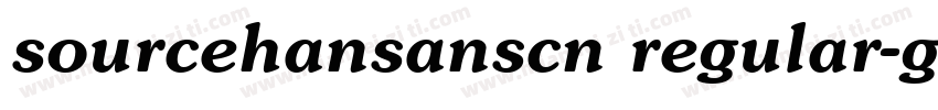 sourcehansanscn regular-gbpc-euc-h字体转换